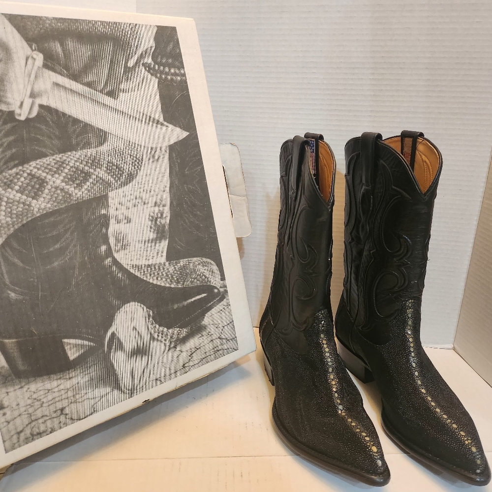 Los Altos Western Mens Eel boots